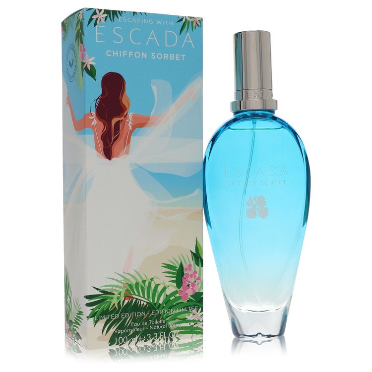 Chiffon Sorbet by Escada Eau De Toilette Spray 3,3 oz pentru femei