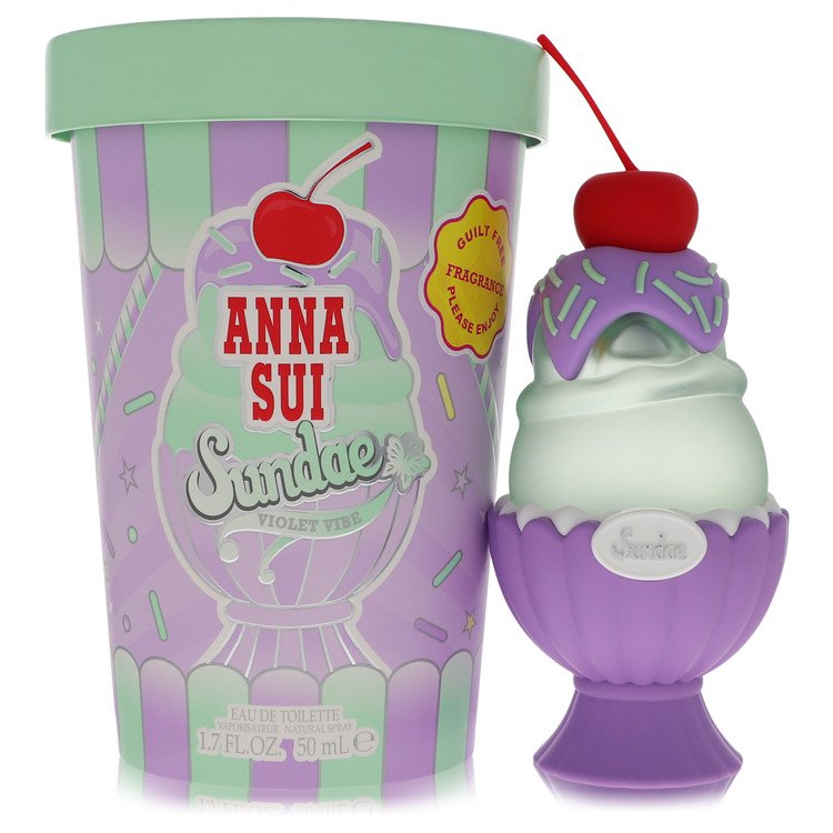 Anna Sui Sundae Violet Vibe от Anna Sui Eau De Toilette спрей 1,7 унции для женщин