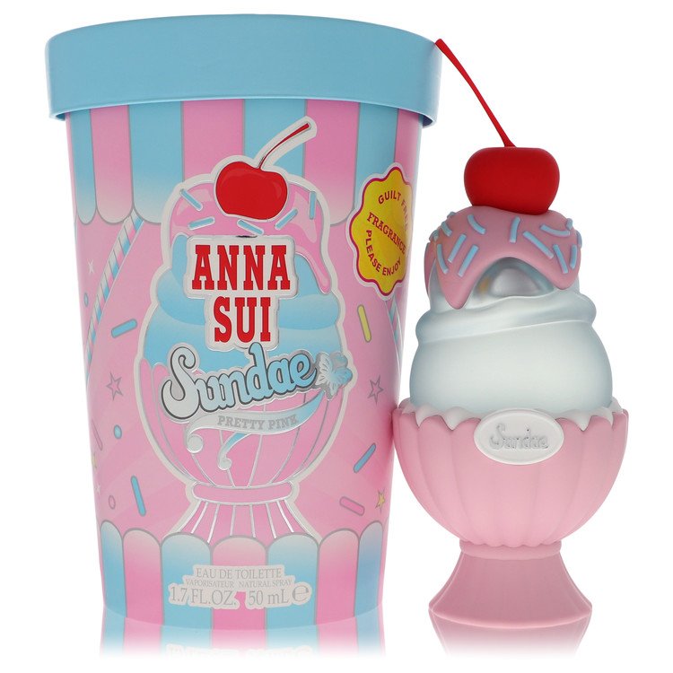 Anna Sui Sundae Pretty Pink от Anna Sui Туалетная вода спрей 1,7 унции для женщин