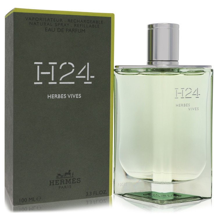 Hermes H24 Herbes Vives par Hermes Eau de Parfum Vaporisateur Rechargeable 3,4 oz pour hommes