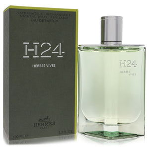 Hermes H24 Herbes Vives by Hermes Eau De Parfum многоразовый спрей для мужчин, 3,4 унции