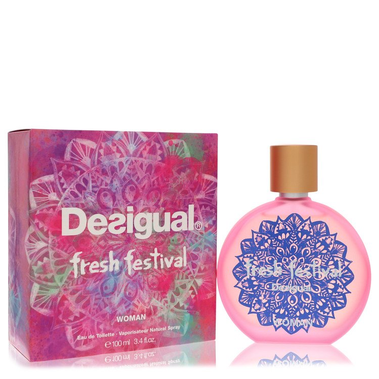 Desigual Fresh Festival by Desigual Eau De Toilette Spray 3,4 oz pentru femei