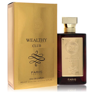 Fariis Wealthy Club da Fariis Parfum Eau De Parfum Spray 3,4 onças para homens