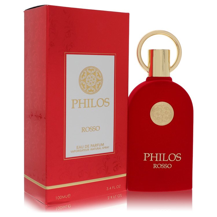 Maison Alhambra Philos Rosso da Maison Alhambra Eau De Parfum Spray 3,4 onças para homens