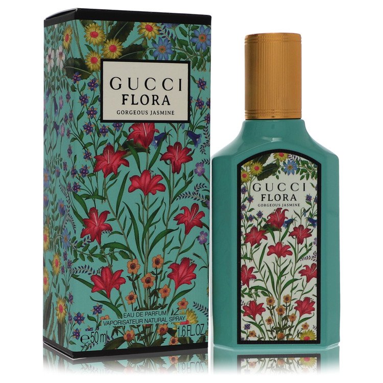 Flora Gorgeous Jasmine da Gucci Eau De Parfum Spray 1,6 onças para mulheres