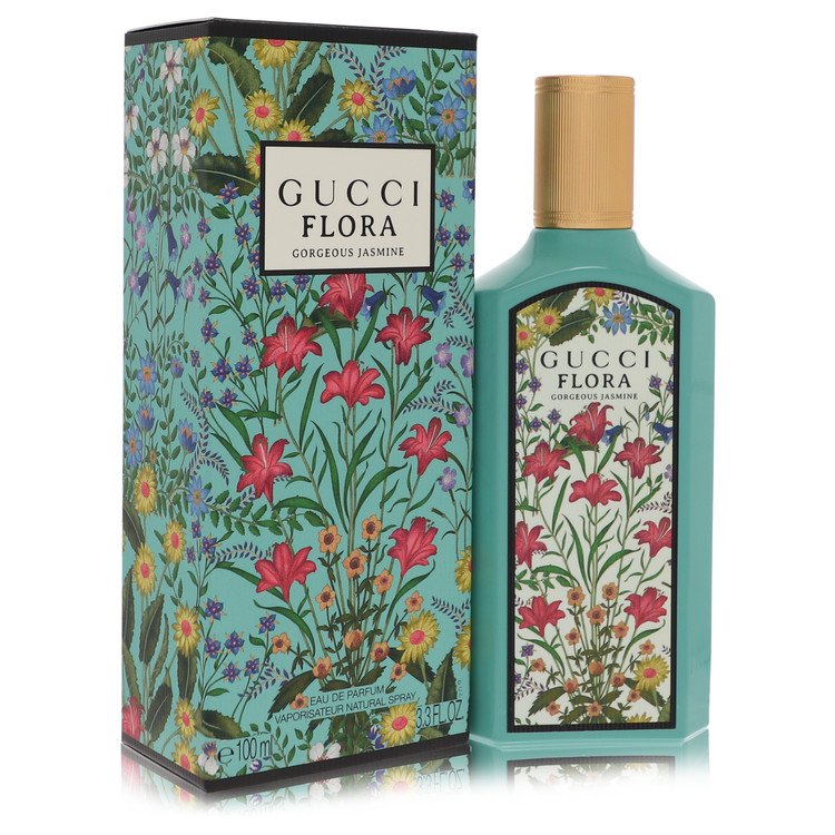 Flora Gorgeous Jasmine von Gucci Eau De Parfum Spray 3,3 oz für Damen