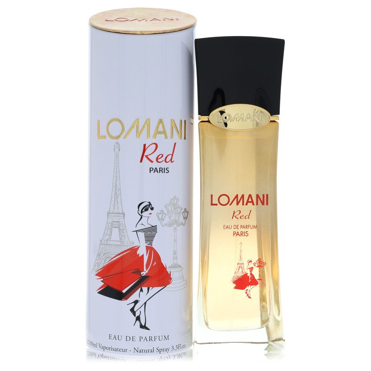 Lomani Red By Lomani Eau De Parfum Spray 3.3 Oz dla kobiet