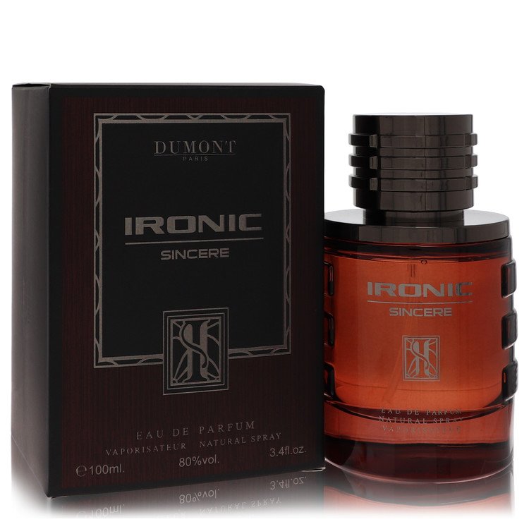 Dumont Ironic Sincere by Dumont Paris Eau De Parfum Spray 3.4 oz for Men