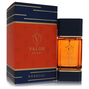 Khadlaj Valor Enigma por Khadlaj Eau De Parfum Spray 3,4 onças para homens