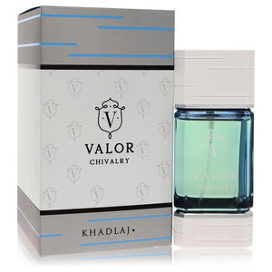 Khadlaj Valor Chivalry por Khadlaj Eau De Parfum Spray 3,4 onças para homens