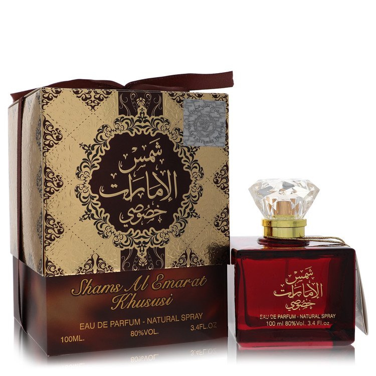 Ard Al Zaafaran Shams Al Emarat Khususi by Al Zaafaran Eau De Parfum Spray (Unisex) 3.4 oz for Women