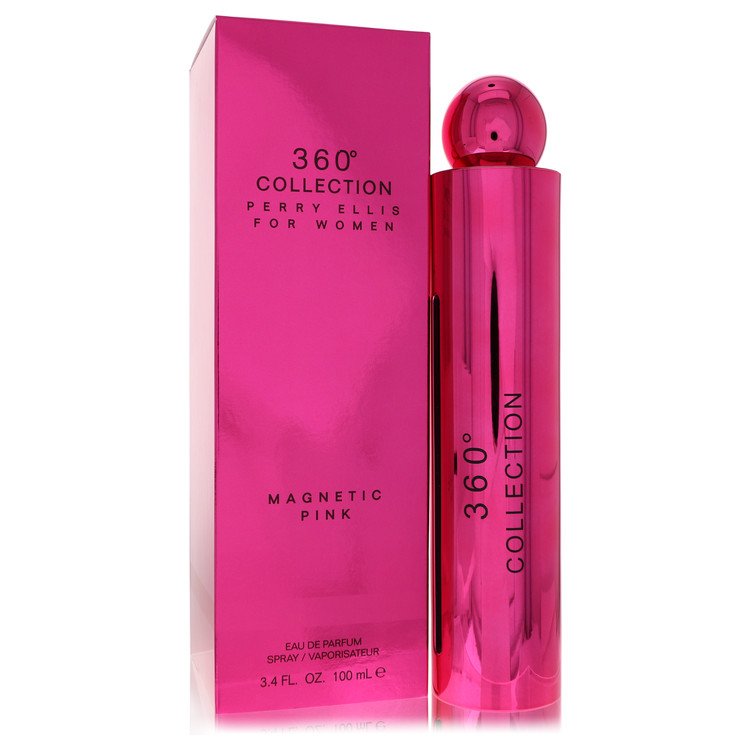 Perry Ellis 360 Collection Magnetic Pink by Perry Ellis Eau De Parfum Spray 3.4 oz for Women