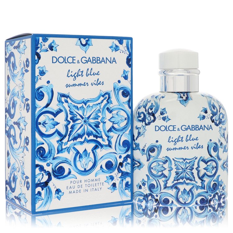Dolce And Gabbana Light Blue Summer Vibes Eau De Toilette Spray 4.2 Oz Homem