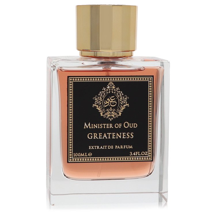 Minister of Oud Greatness by Fragrance World Extrait De Parfum Spray (Unboxed) 3.4 oz for Men