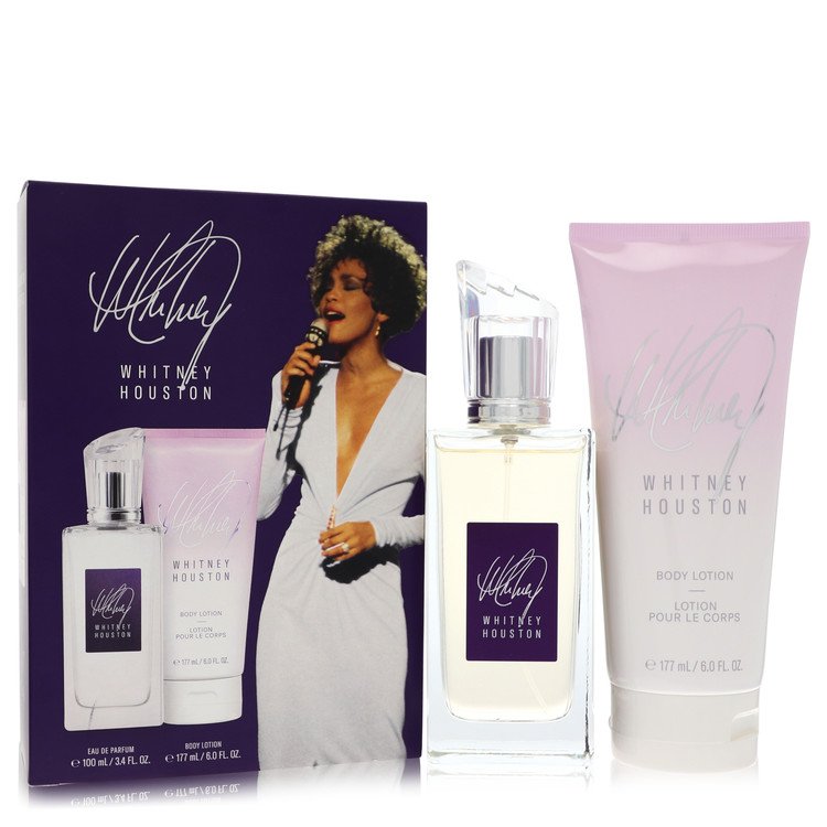 Whitney Houston by Whitney Houston Set de regalo: 3.4 oz Eau De Parfum Spray + 6 oz Loción corporal para mujeres