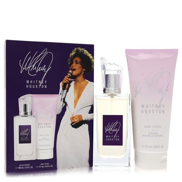 Whitney Houston by Whitney Houston Gift Set -- 3.4 oz Eau De Parfum Spray + 6 oz Body Lotion for Women