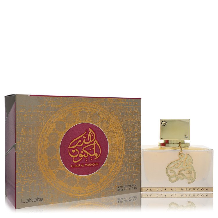 Lattafa Al Dur Al Maknoon Gold by Lattafa Eau De Parfum Spray (Unissexo) 3.4 oz para Homem