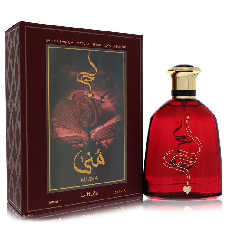Lattafa Muna par Lattafa Eau de Parfum Spray (Unisexe) 3,4 oz pour femmes
