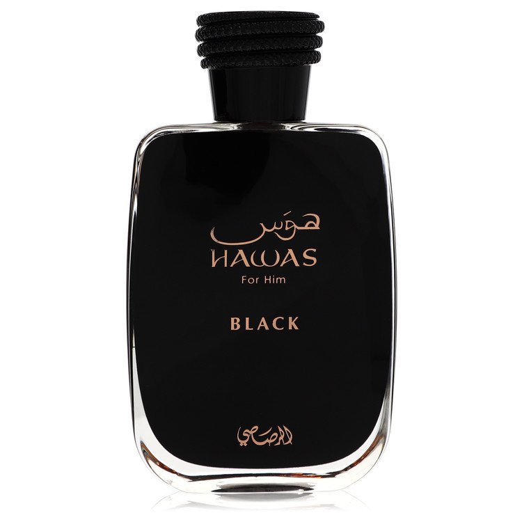 Hawas Black von Rasasi Eau De Parfum Spray Unverpackt 3,3 Unzen für Herren