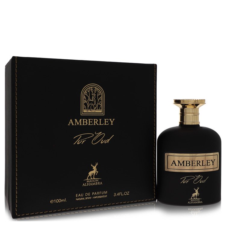 Maison Alhambra Amberley Pure Oud de Maison Alhambra Eau De Parfum Spray (Unisex) 3.4 oz para mujeres