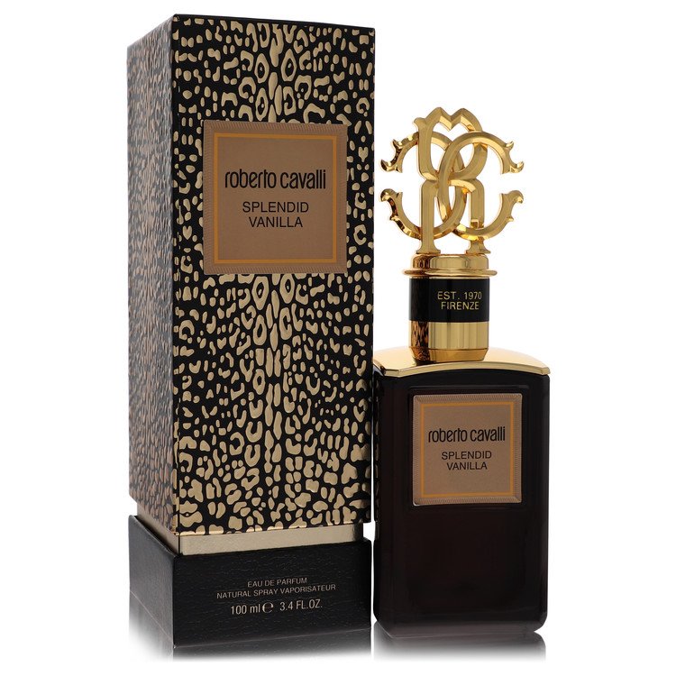 Roberto Cavalli Splendid Vanilla von Roberto Cavalli Eau De Parfum Spray (Unisex) 3,4 oz für Frauen