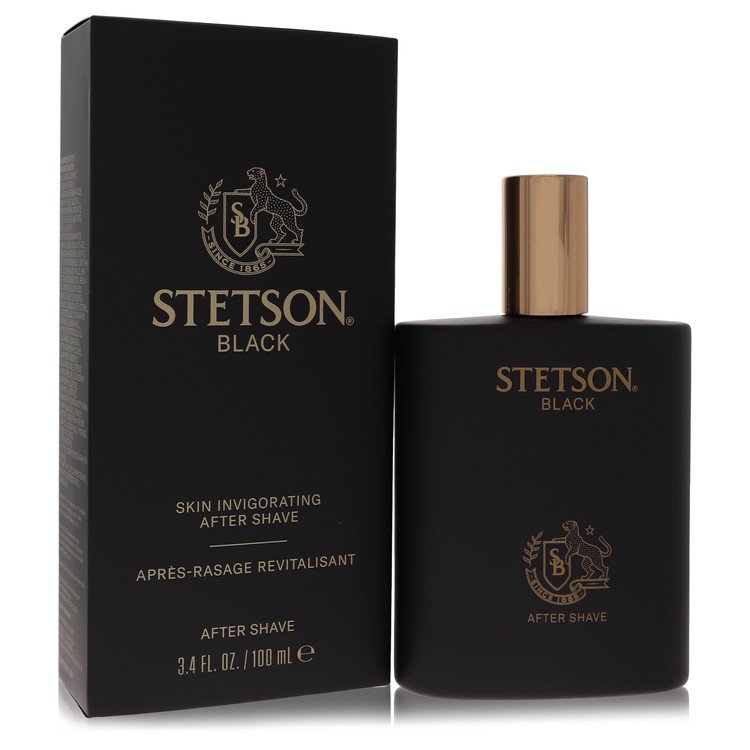 Après-rasage Stetson Black par Coty 3,4 oz pour hommes
