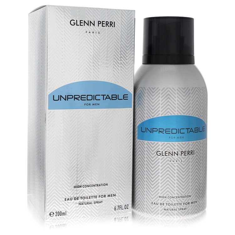 Unpredictable High Concentration Eau De Toilette Spray 6.7 oz For Men By Glenn Perri