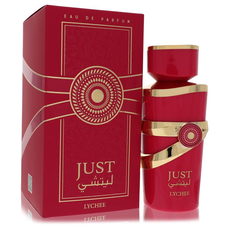 Fragrance World Just Lychee de Fragrance World Eau De Parfum Spray (Unisex) 3.4 oz pentru femei