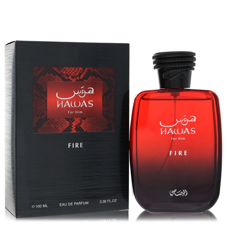Hawas Fire door Rasasi Eau De Parfum Spray 3.3 Oz voor mannen