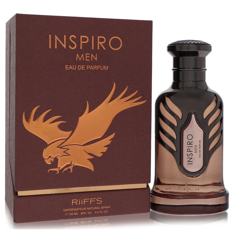 Riiffs Inspiro Men Eau de Parfum Spray 3.4 Oz para Homem