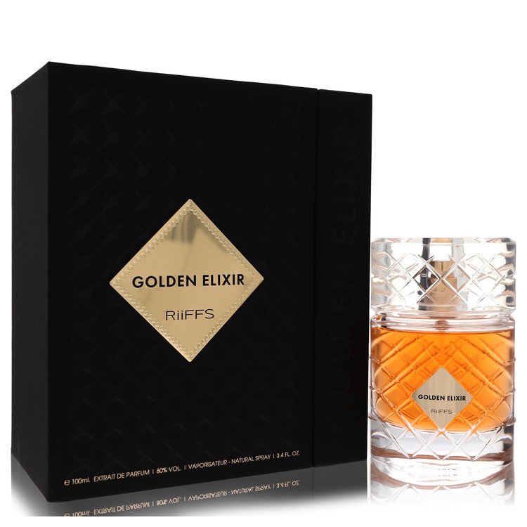 Riiffs Golden Elixir by Riiffs Extrait De Parfum Spray (Unissexo) 3.4 oz para Homem