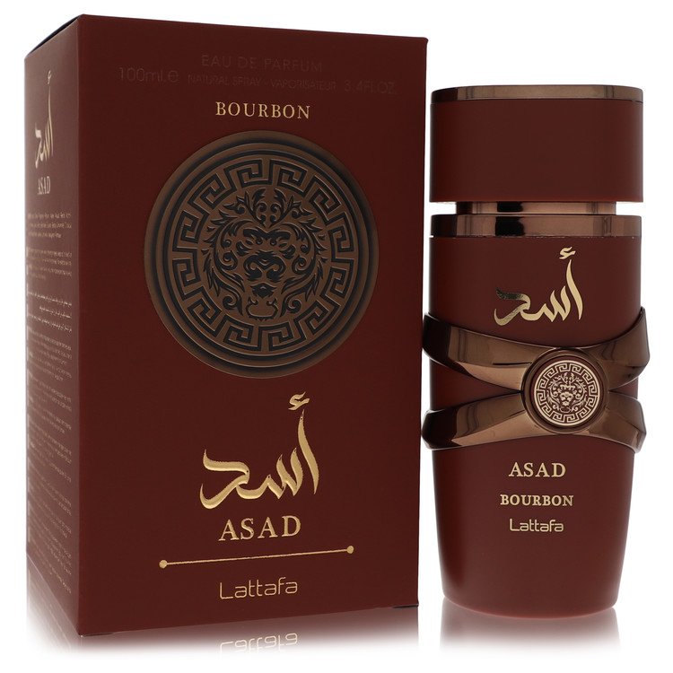Lattafa Asad Bourbon Eau De Parfum Spray Unboxed For Men 3.4 Oz