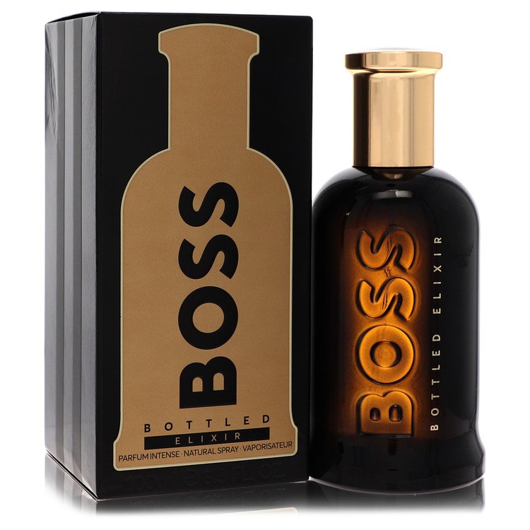 Boss Bottled Elixir par Hugo Boss Parfum Intense Spray (Déballé) 3,4 oz pour hommes