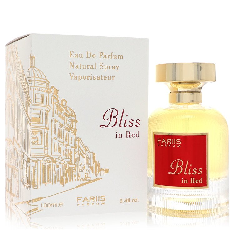Fariis Bliss în roșu Eau De Parfum spray unisex 3.4 Oz pentru femei