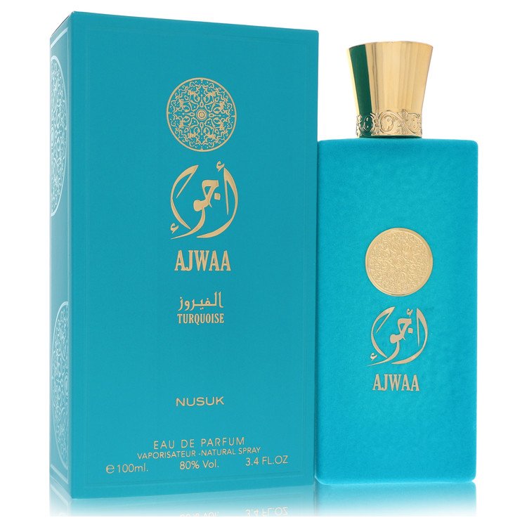 Спрей парфюмерной воды Nusuk Ajwaa Turquoise унисекс 34 унции для женщин