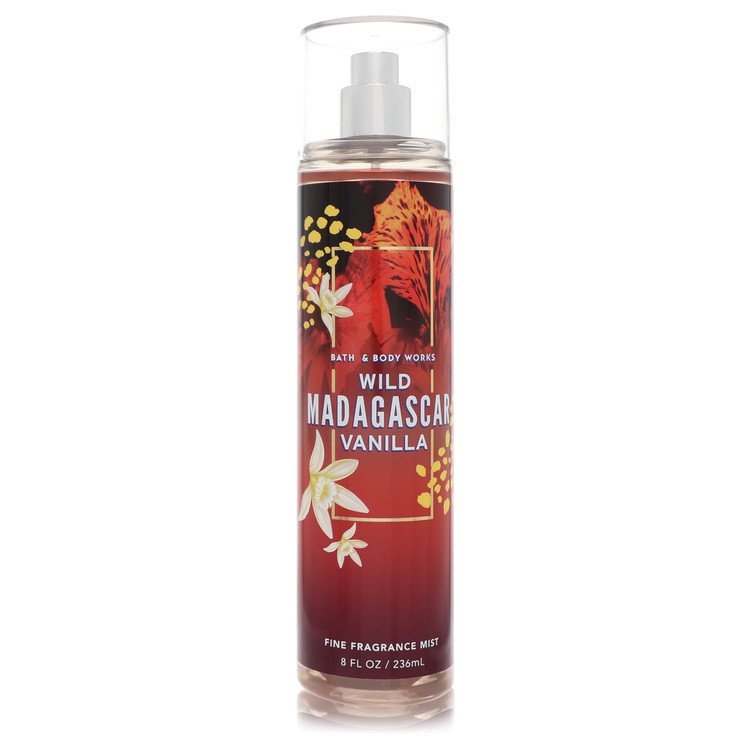 Bath and Body Works Wild Madagascar Vanilla Névoa Perfumada Fina 8 oz para Mulheres