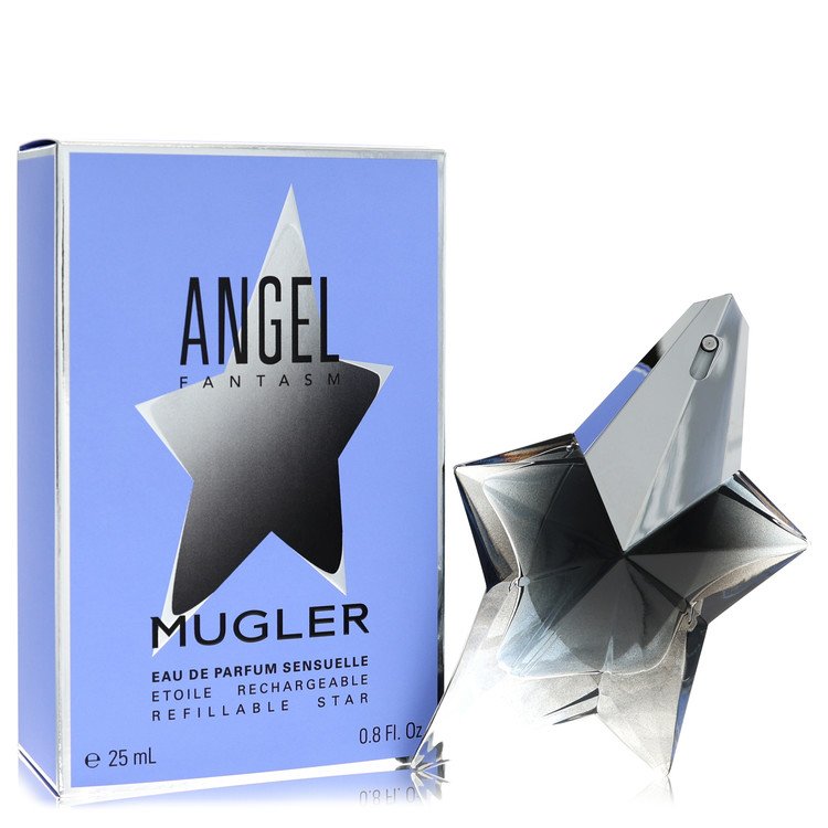 Angel Fantasm By Thierry Mugler Eau De Parfum Spray Recarregável 0,8 Oz Para Mulheres