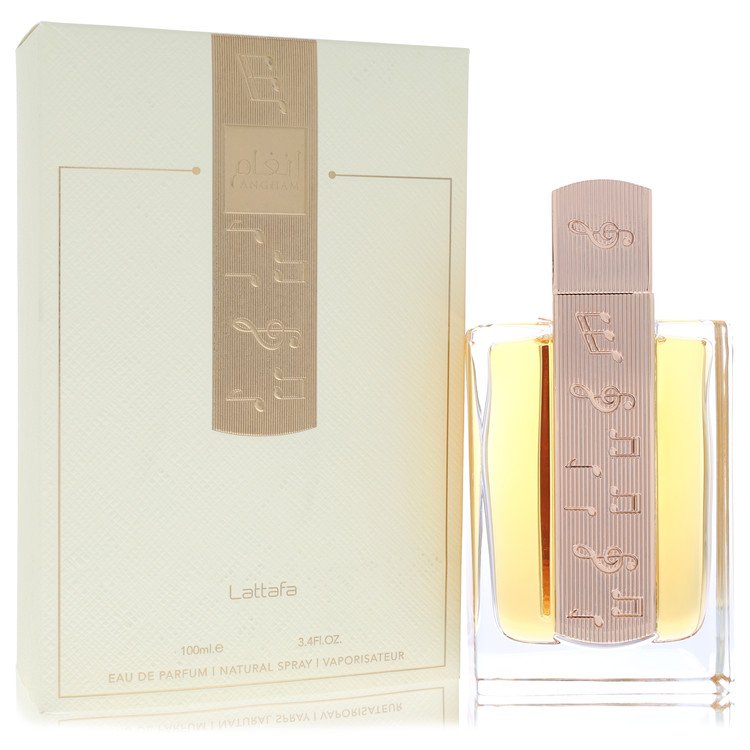 Lattafa Angham de Lattafa Eau De Parfum Spray (Unisex) 3.4 oz para Mujeres