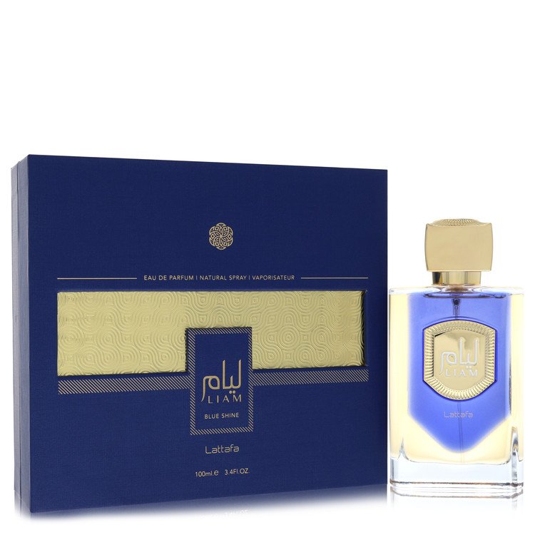 Lattafa Liam Blue Shine Eau De Parfum Spray Unisex 34 Oz For Men