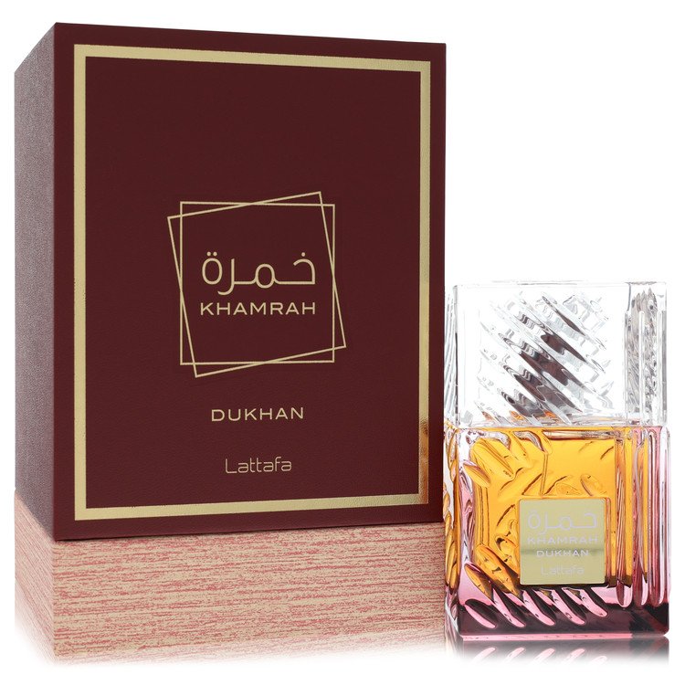 Lattafa Khamrah Dukhan Eau De Parfum Spray Unisex 3.4 Oz For Men