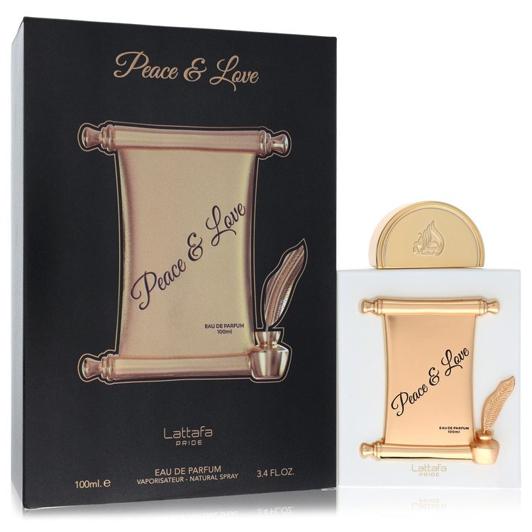 Lattafa Peace And Love Eau De Parfum Spray Unisex 3.4 Oz Para Hombres