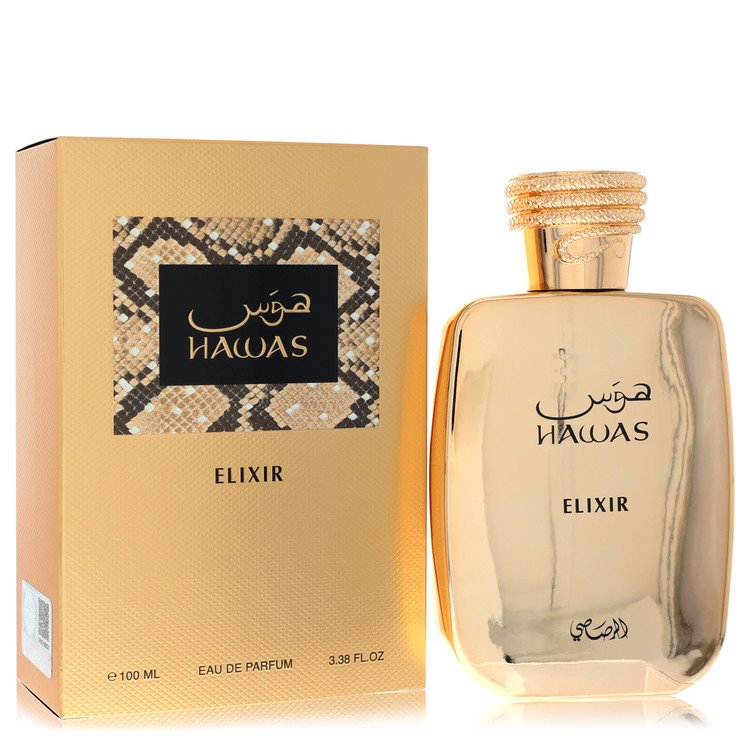Hawas Elixir de Rasasi Eau de Parfum Spray Unisex 3.4 Oz para Hombres