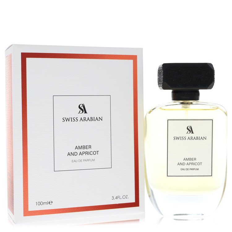 Swiss Arabian Amber e Apricot Eau De Parfum Spray 3.4 Oz para Mulheres