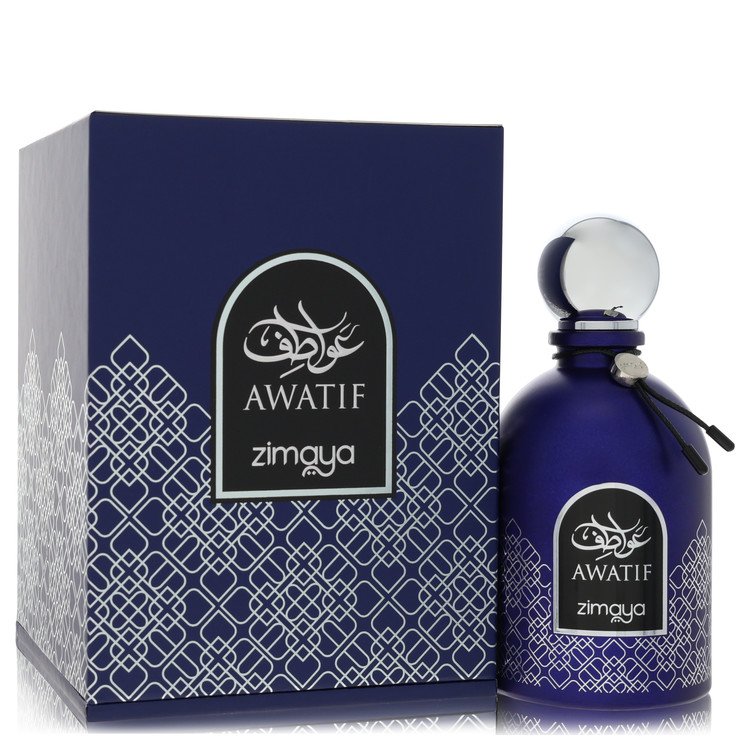 Afnan Zimaya Awatif Bleu Eau de Parfum Vaporisateur 3.4 Oz Pour Hommes