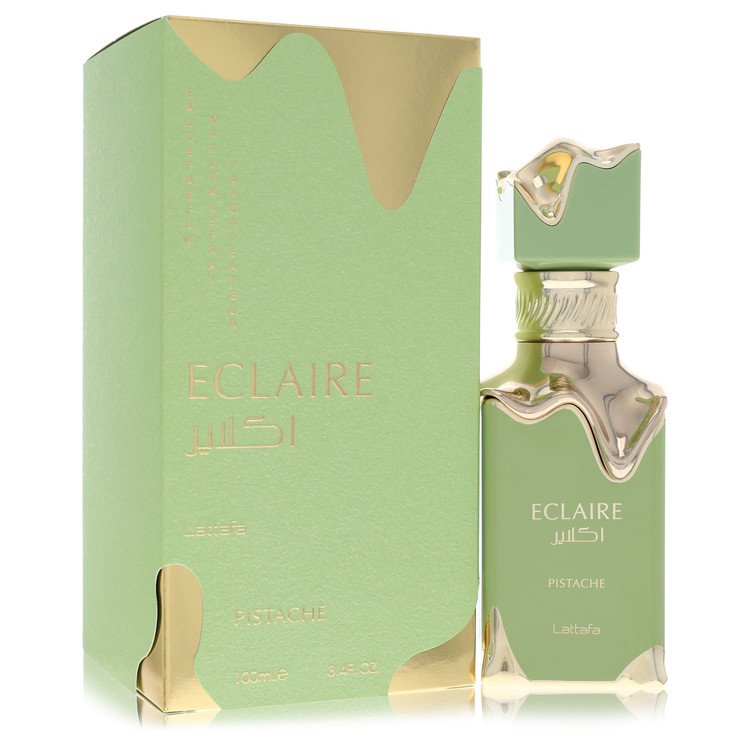 Lattafa Eclaire Pistache de Lattafa Eau De Parfum Spray (Unisex) 3.4 oz para Mujeres