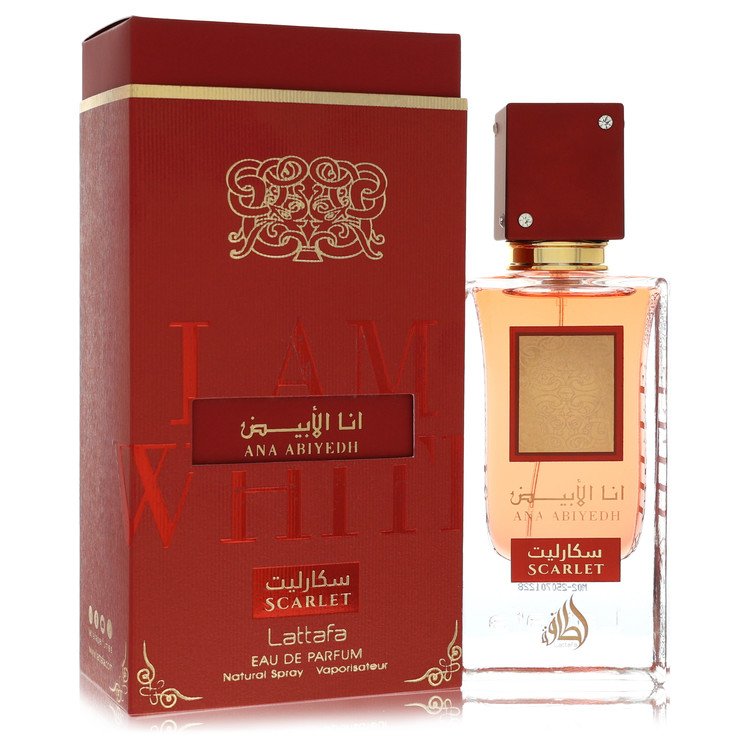 Ana Abiyedh Soy Blanco Escarlata por Lattafa Eau De Parfum Spray (Unisex) 2.0 oz para Hombres