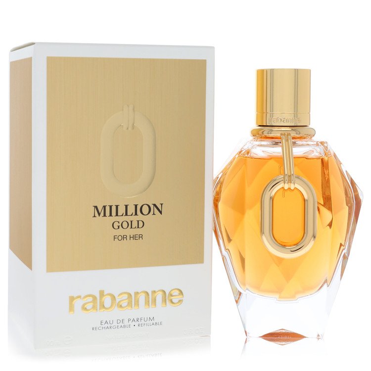 Paco Rabanne Million Gold от Paco Rabanne Парфюмерная вода с возможностью дозаправки, спрей 3 oz для женщин