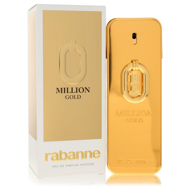 Paco Rabanne Million Gold par Paco Rabanne Eau de Parfum Intense Vaporisateur 3.4 oz pour hommes
