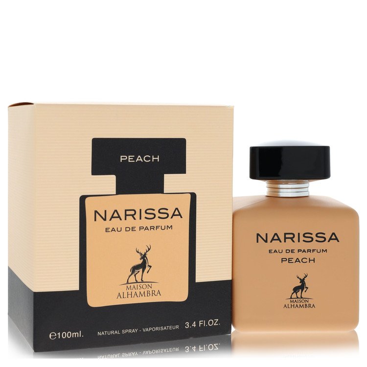 Narissa Peach Eau de Parfum Spray von Maison Alhambra 3,4 oz für Damen