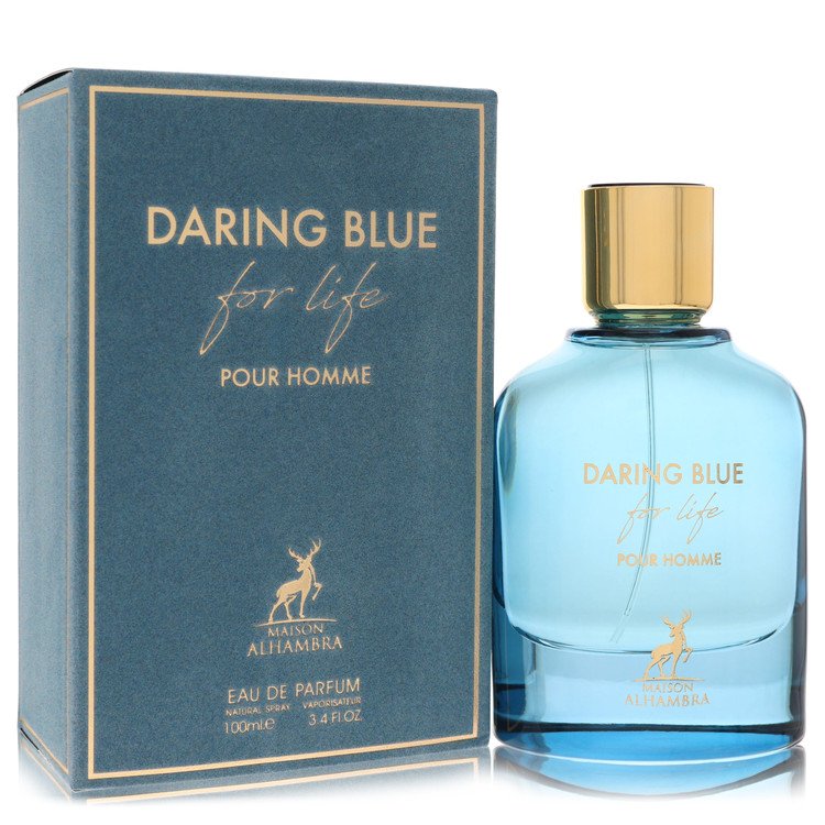 Maison Alhambra Daring Blue For Life Eau De Parfum 3,4 Oz Para Homens